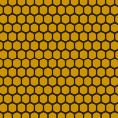 Honeycomb grid texture and geometric hive hexagonal honeycombs 3d-rendering.