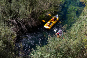 Rafting on the Tajo river