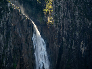 Waterfall with Afternoon Light