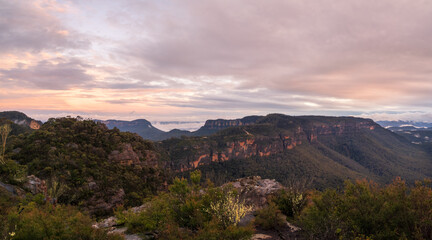 Panorama of Narrow Neck Afternoon
