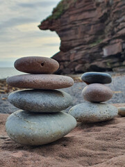 stones on the beach