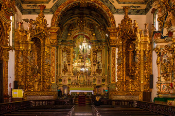 Fototapeta na wymiar Main altar of Saint Anthony Church