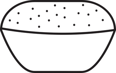 hand drawn cake illustration