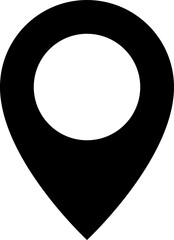 Map pin icon vector. Map marker