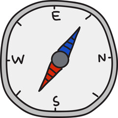 hand drawn camp material illustration