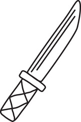 hand drawn camp material illustration