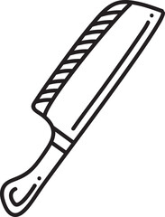 hand drawn kitchen material illustration