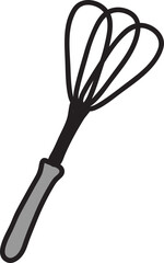 hand drawn kitchen material illustration