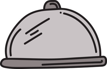 hand drawn kitchen material illustration