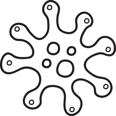 Obraz premium hand drawn pandemic illustration