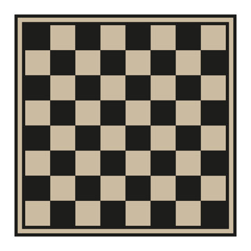 chess board. Wood texture. Geometric seamless pattern. Vector illustration. Stock image. 