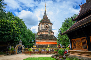 Wat Lok Molee temple  Mueang District, Chiang Mai Province, Thailand