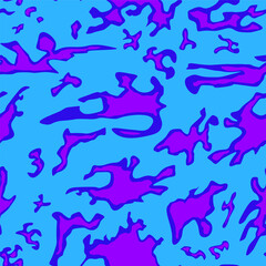 Fototapeta na wymiar purple spots blurs on a blue background pattern