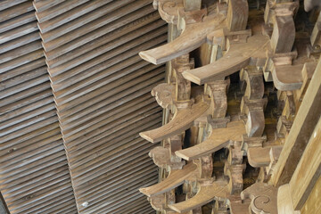 妙本寺の装飾（日本、神奈川県鎌倉市大町）
