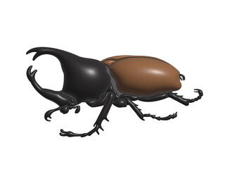 Beetle insects in transparent background image format.