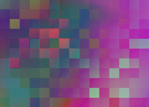 Pixelated Night Glitch Background