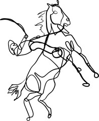 lineart horses