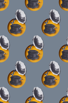 Gramophone Infinite pattern 