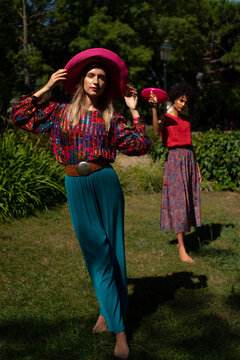 Concept fashion portrait diversity