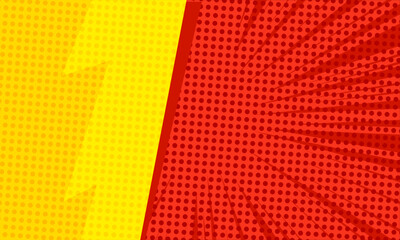 Blank abstract pop art comic background © anggi wibisono