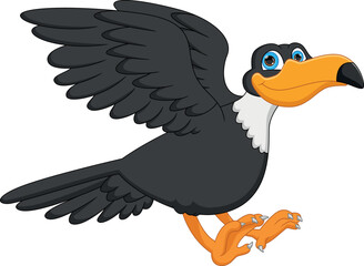 Fototapeta premium cartoon toucan bird on white background