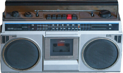 old cassette recorder