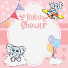 Baby shower invitation templates