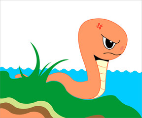 Worm illustration Vector