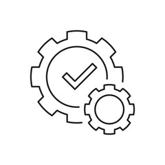 Execution icon design. execution concept symbol design. Implementation symbol. isolated on white background. vector illustration