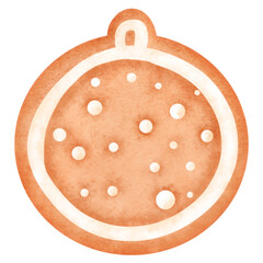 Christmas Cookie Watercolor illustration
