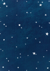 Night sky with star backgorund illustration for decoration on night festival and Christmas holiday event.