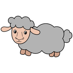 sheep cartoon character