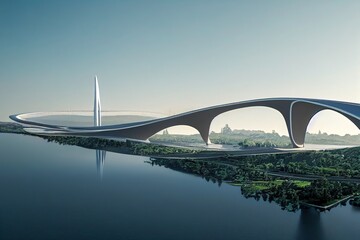  Futuristic bridge