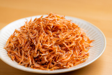 Dried Sergestid prawn in traditional Chinese cuisine