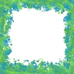 Green colorful watercolor art painting backgrounds and textures with colorful abstract art creations. Social media and poster backdrop.