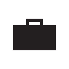 Fototapeta premium Graphic flat suitcase icon for your design and website