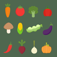 Vegetables Vector Art