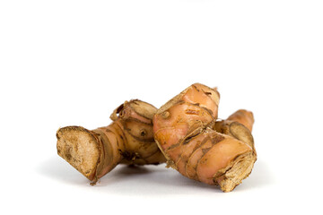 Galangal or Laos or Kelawas is a type of tuber plant that can live in highland