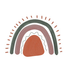 Rainbow watercolor texture 