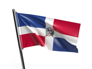 Dominican flag - obrazy, fototapety, plakaty