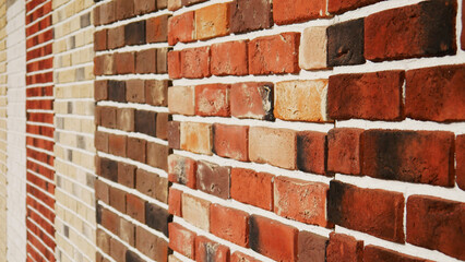 Beautiful samples of various decorative brickwork displayed along the wall