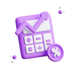 Obraz premium 3D Bussines Profit Icon