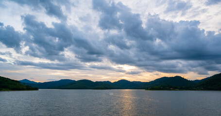 lake in the mountains