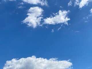 Beautiful September sky from Tokyo downtown Ueno, year 2022 Japan