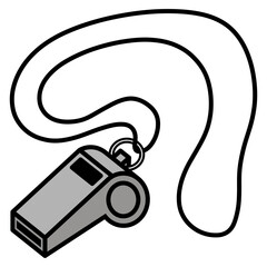 ホイッスル　笛　スポーツ　警告