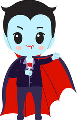 Dracula drinking blood
