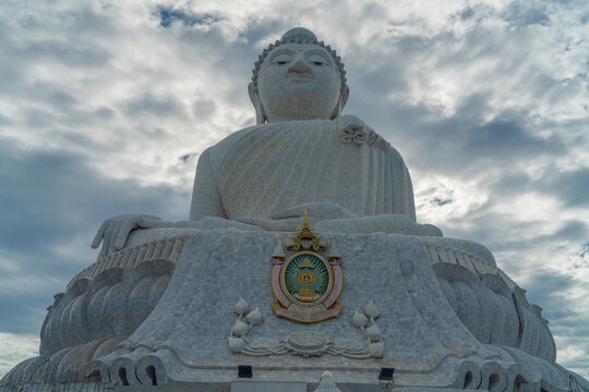 The statue of the big Buddha in Phuket, Thailand.