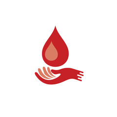 Obraz premium illustration of blood donors, vector art.