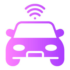 smart car gradient icon