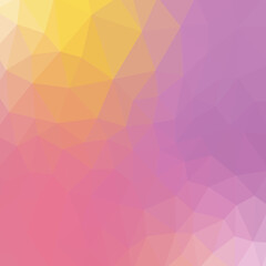 colorful with triangles.